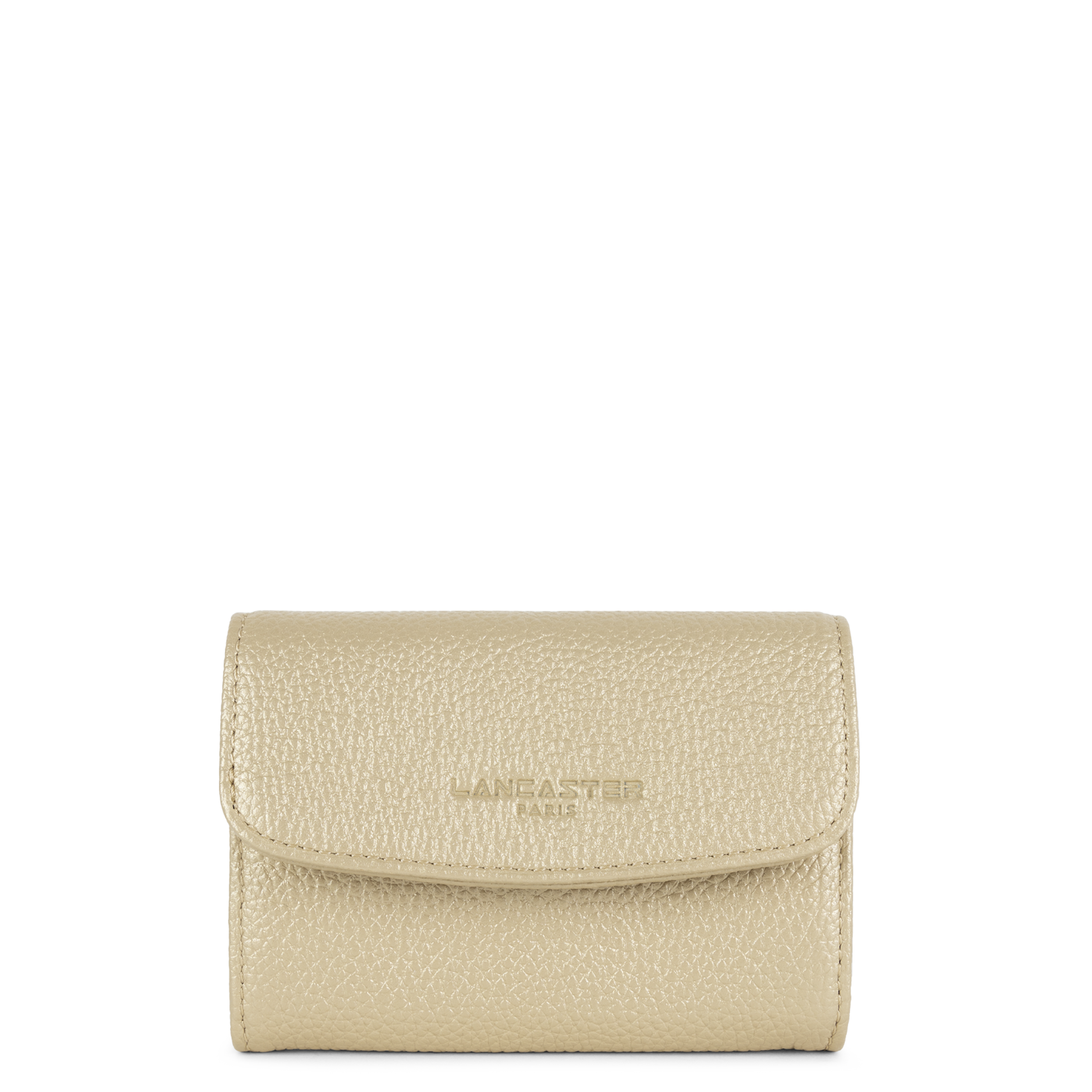 portefeuille - foulonné pm #couleur_or-ple