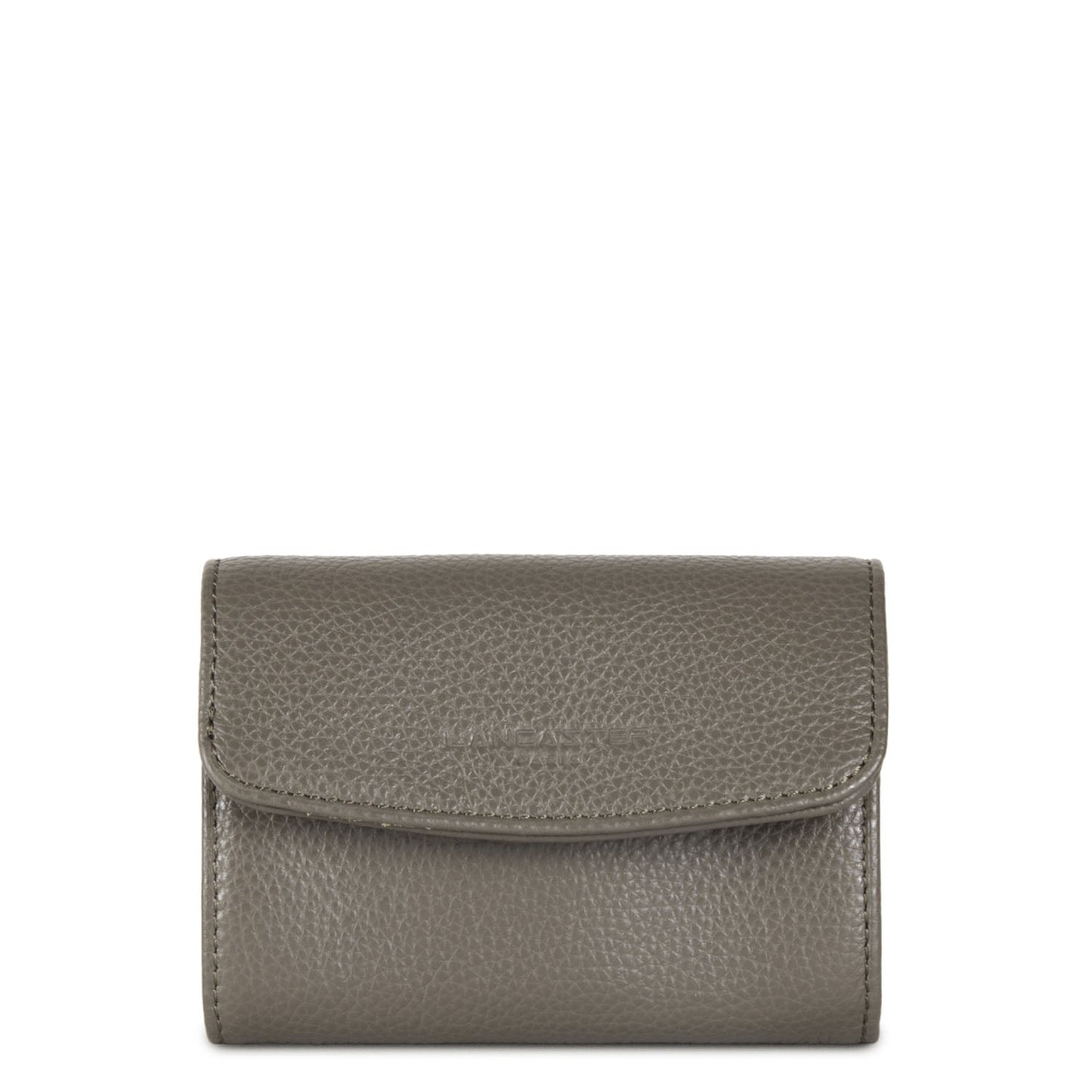 portefeuille - foulonné pm #couleur_gris