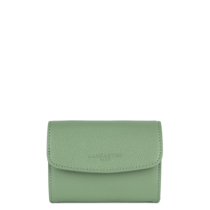 portefeuille - foulonné pm #couleur_jade-antic