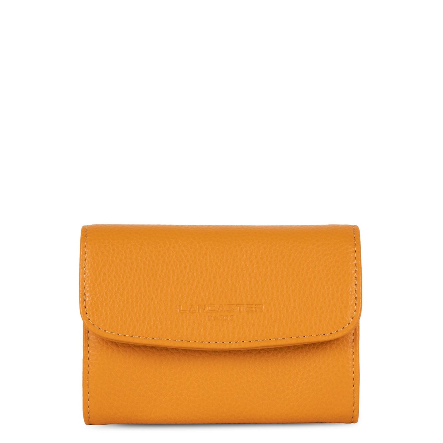 portefeuille - foulonné pm #couleur_jaune
