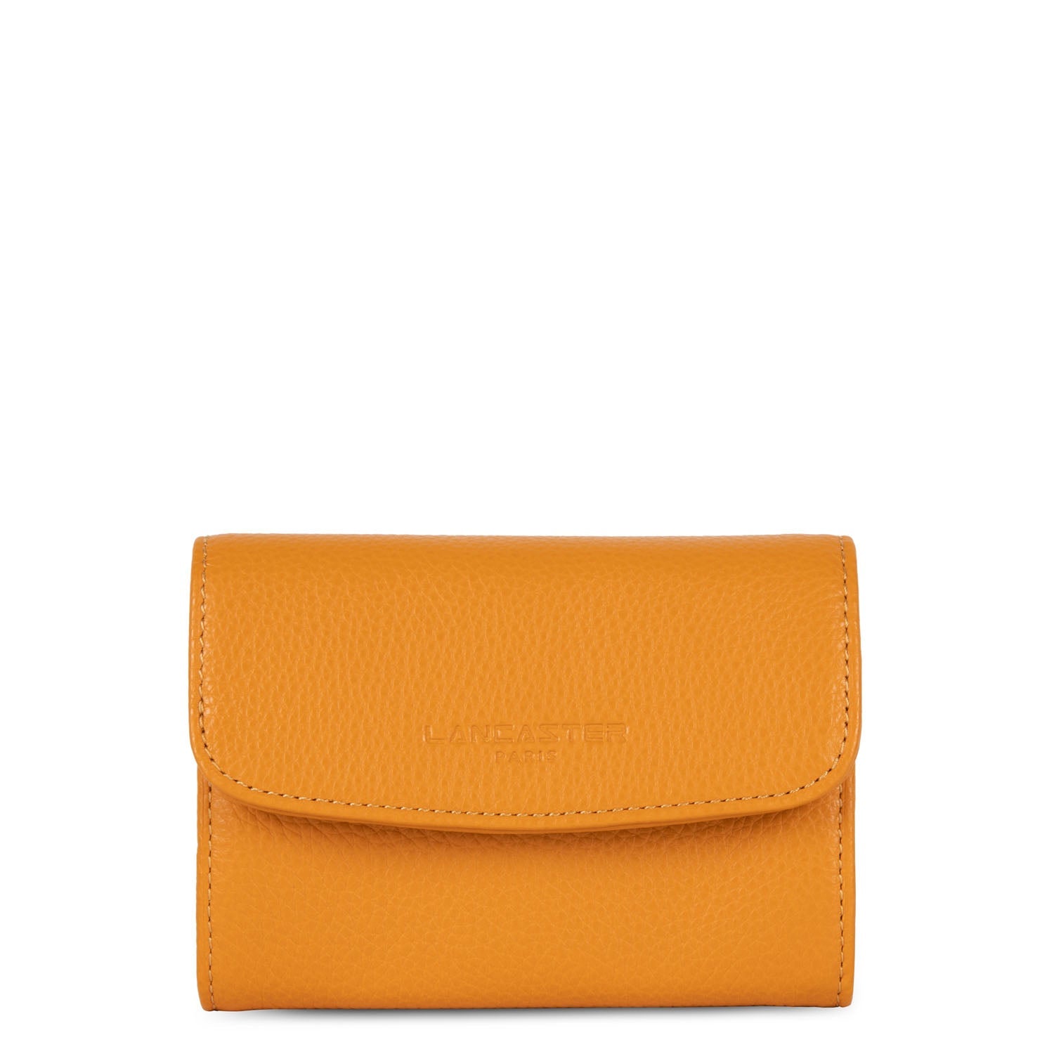 portefeuille - foulonné pm #couleur_jaune