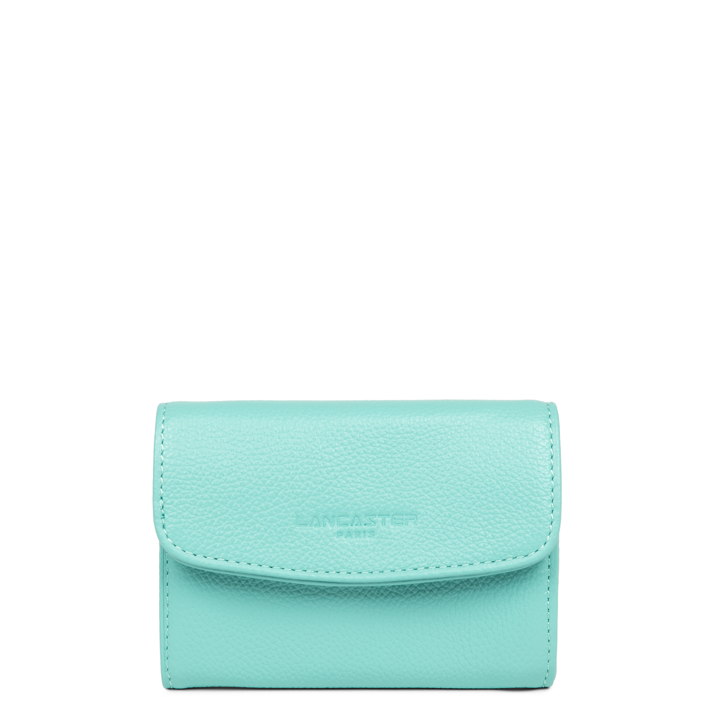 portefeuille - foulonné pm #couleur_lagon