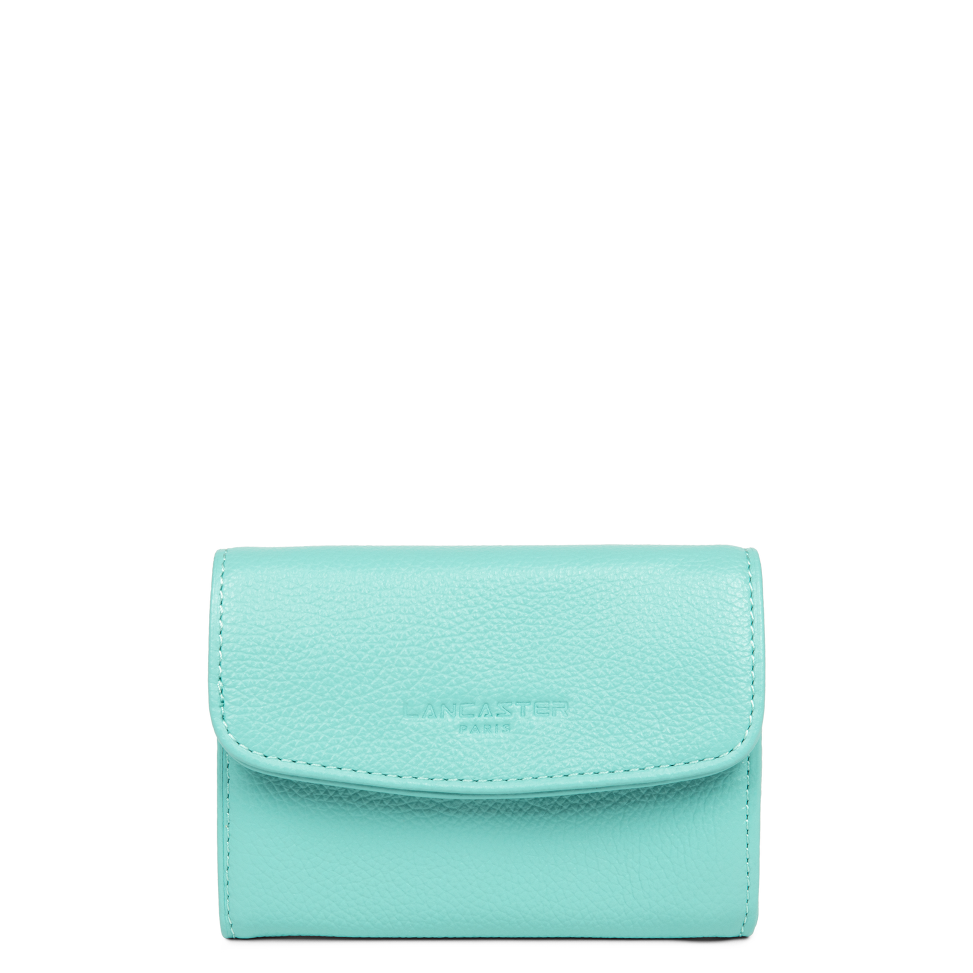 portefeuille - foulonné pm #couleur_lagon