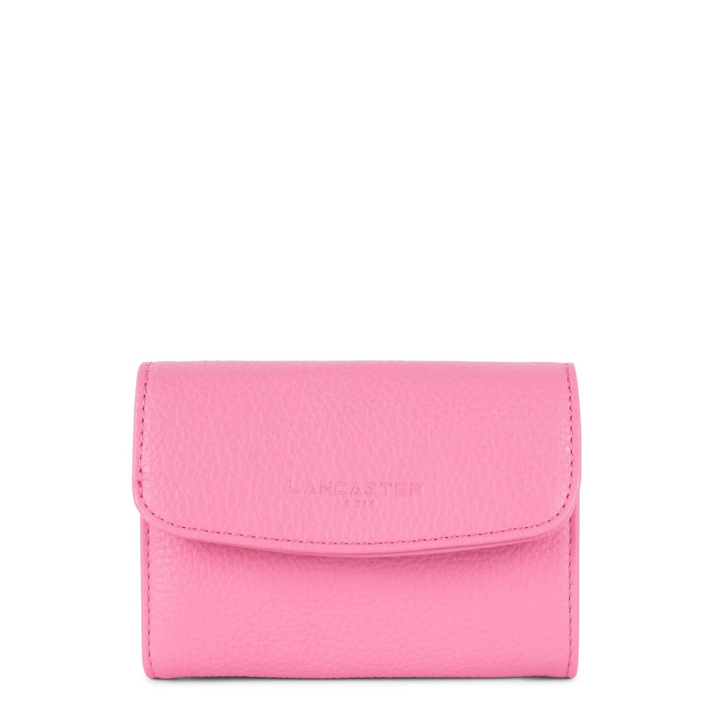 portefeuille - foulonné pm #couleur_rose