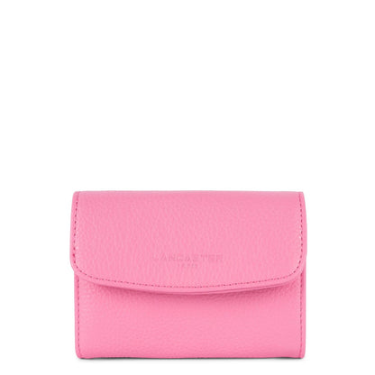 portefeuille - foulonné pm #couleur_rose