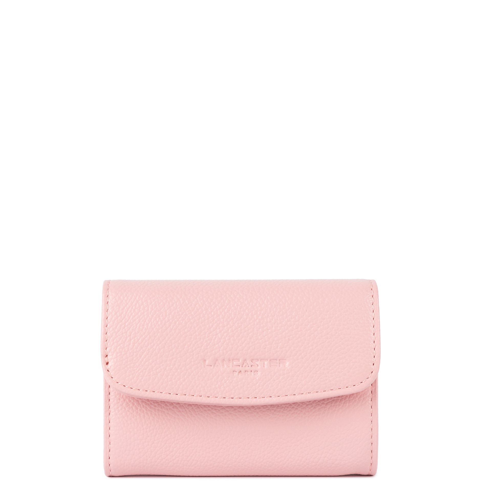 portefeuille - foulonné pm #couleur_rose-fum