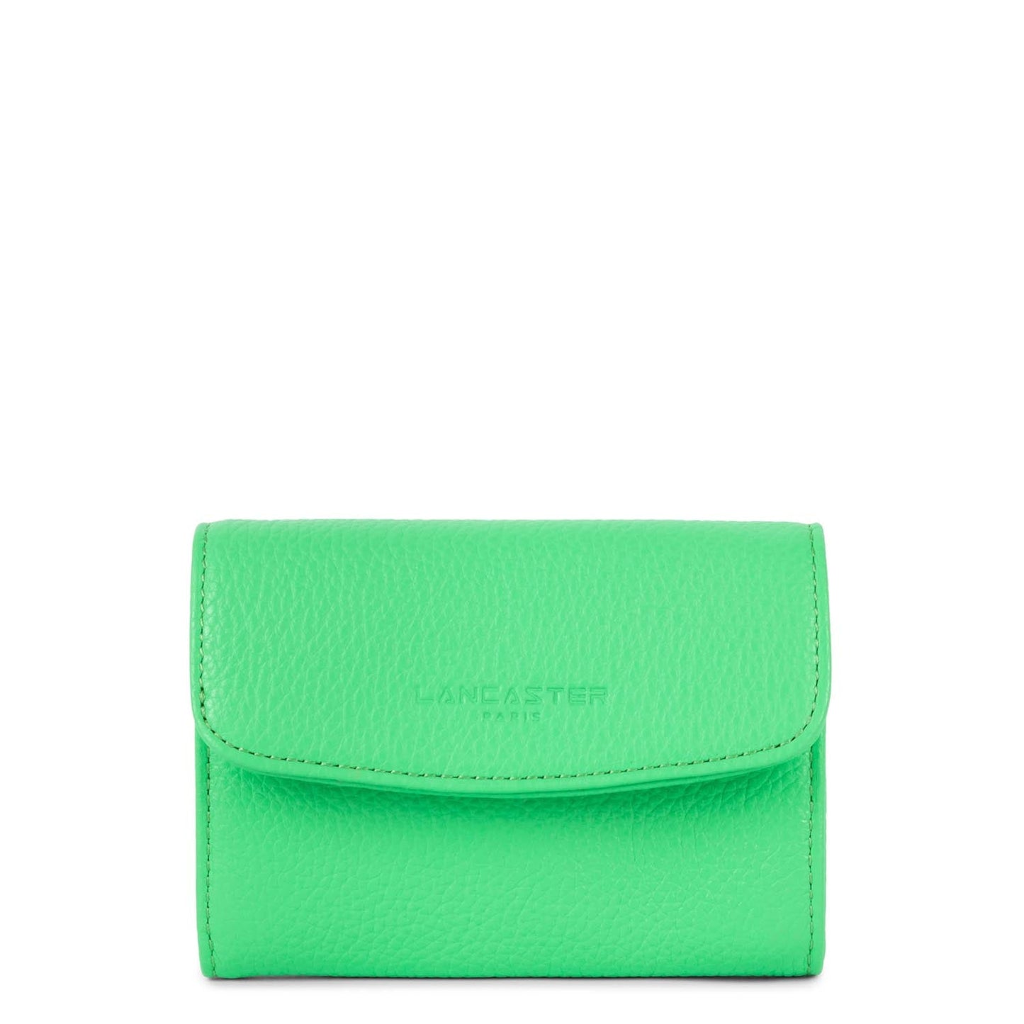 portefeuille - foulonné pm #couleur_vert-colo