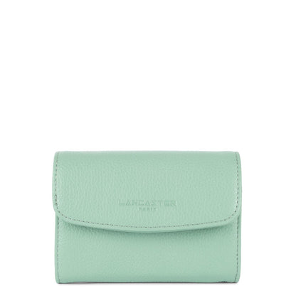 portefeuille - foulonné pm #couleur_vert-gris