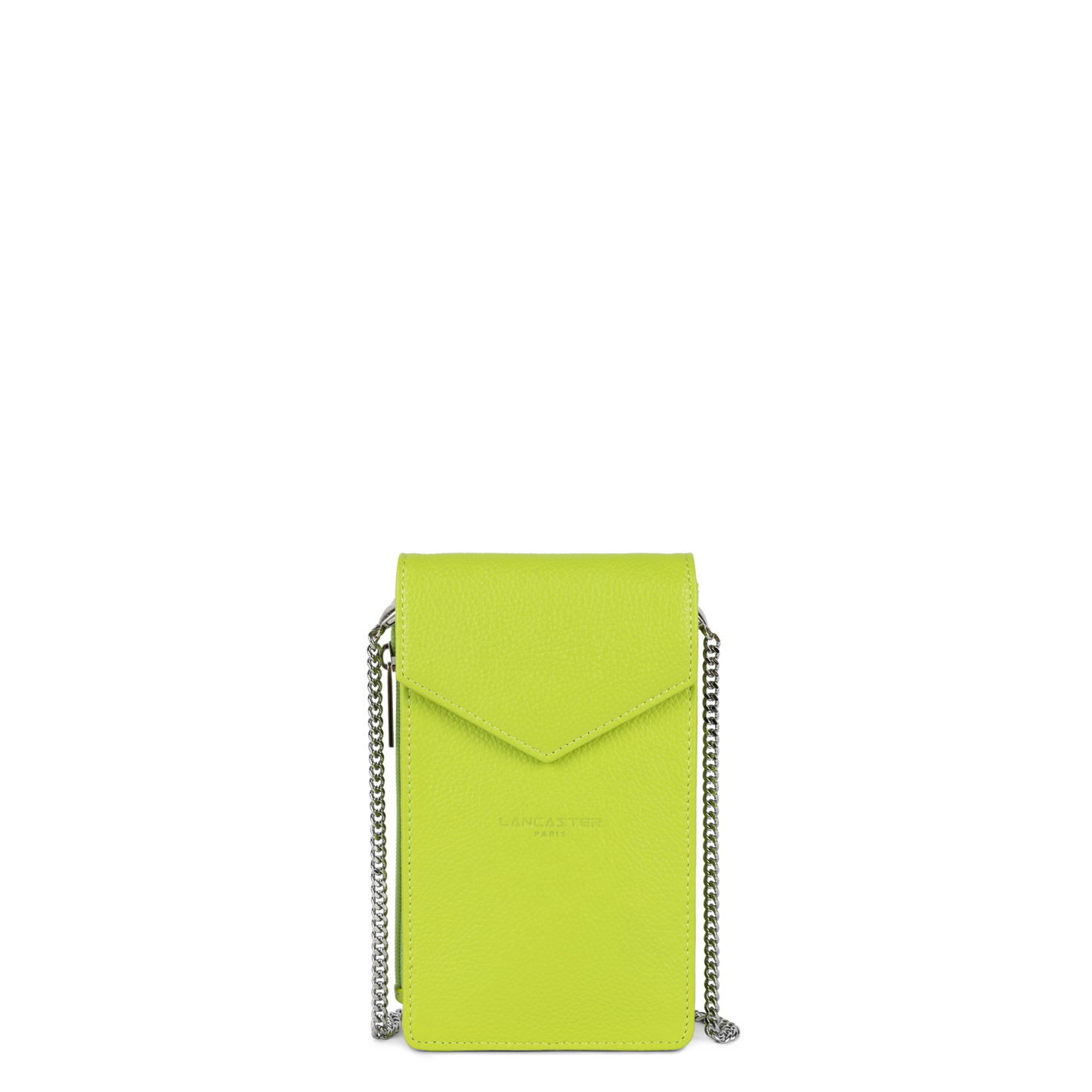 pochette smartphone - foulonné pm #couleur_anis
