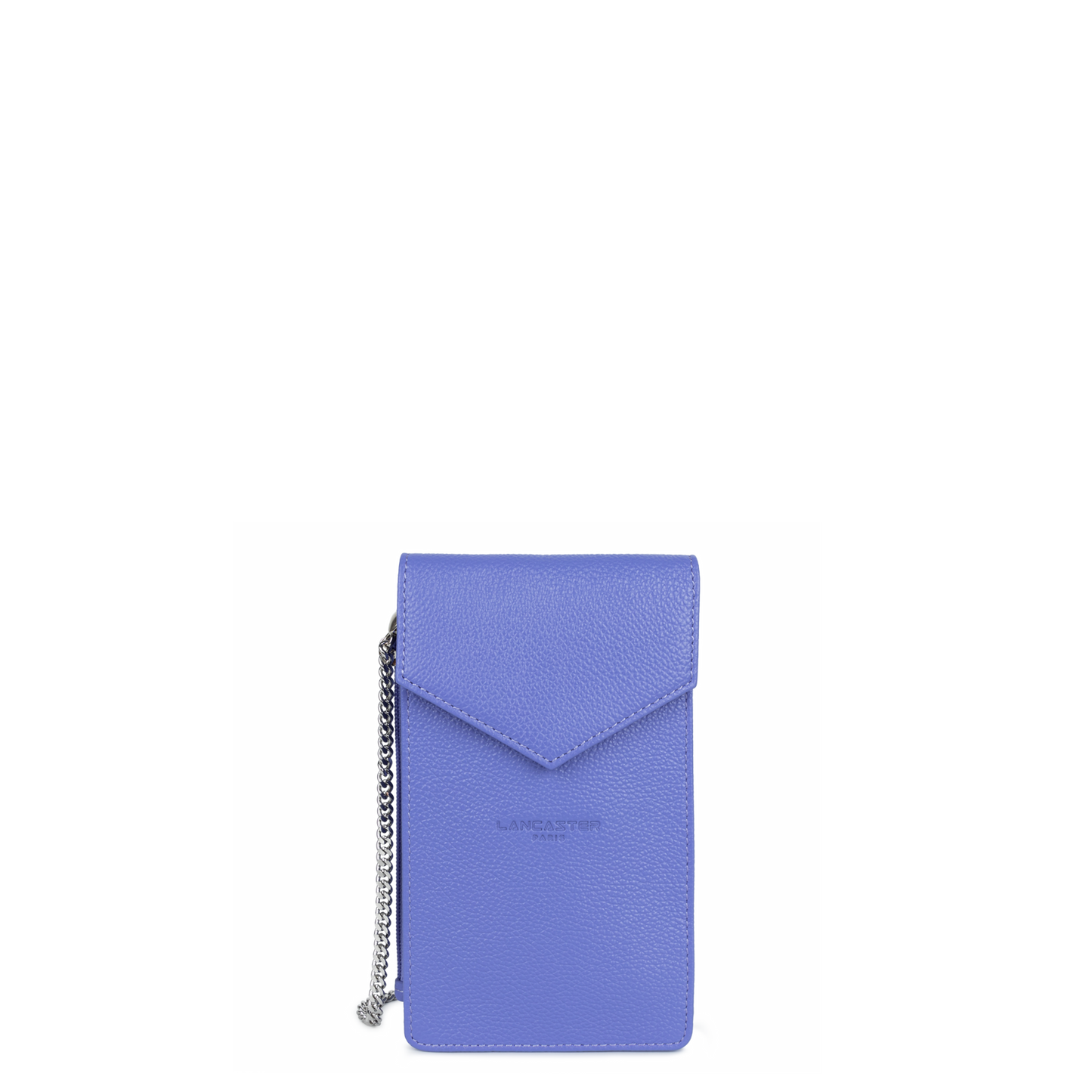 pochette smartphone - foulonné pm #couleur_bleuette