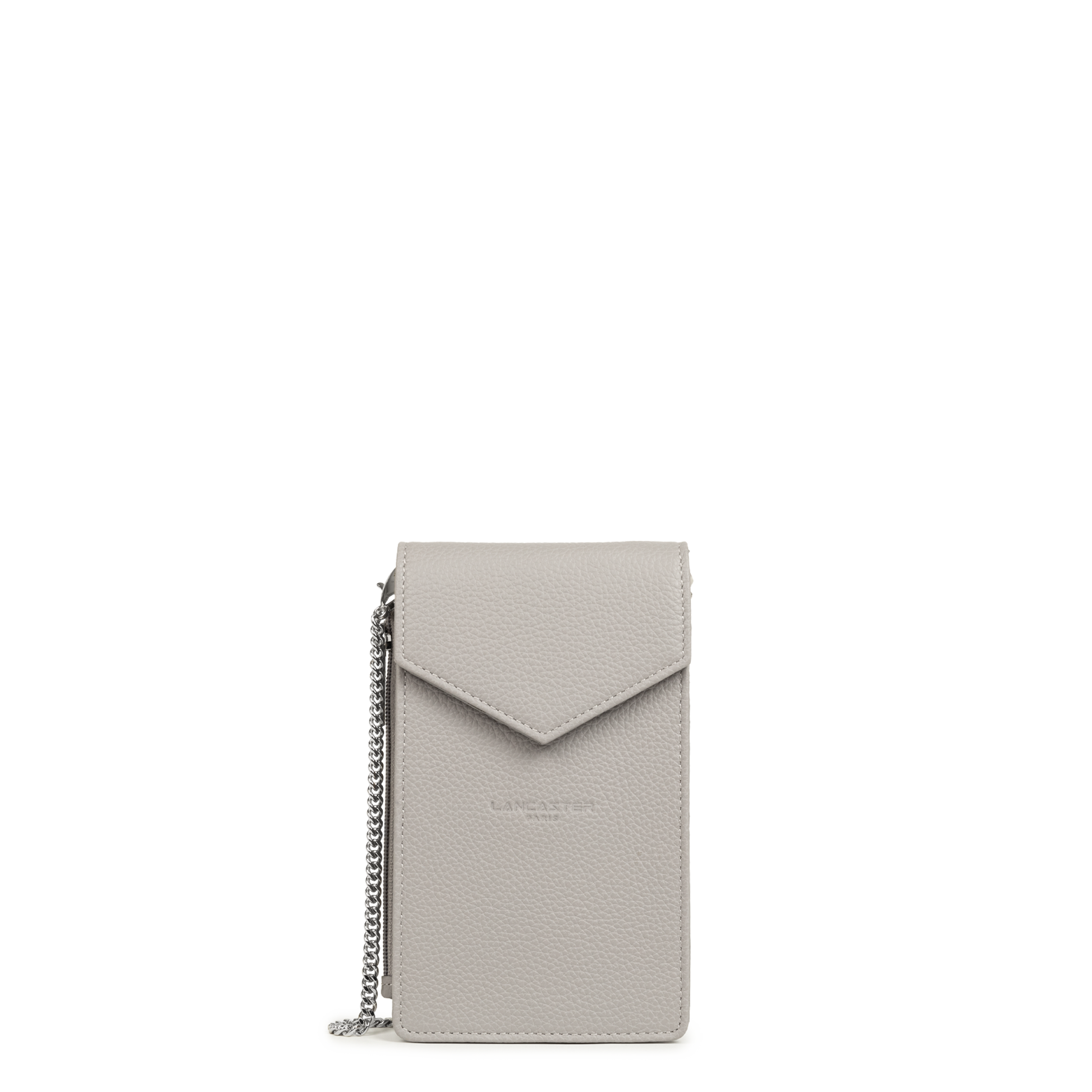 pochette smartphone - foulonné pm #couleur_gris