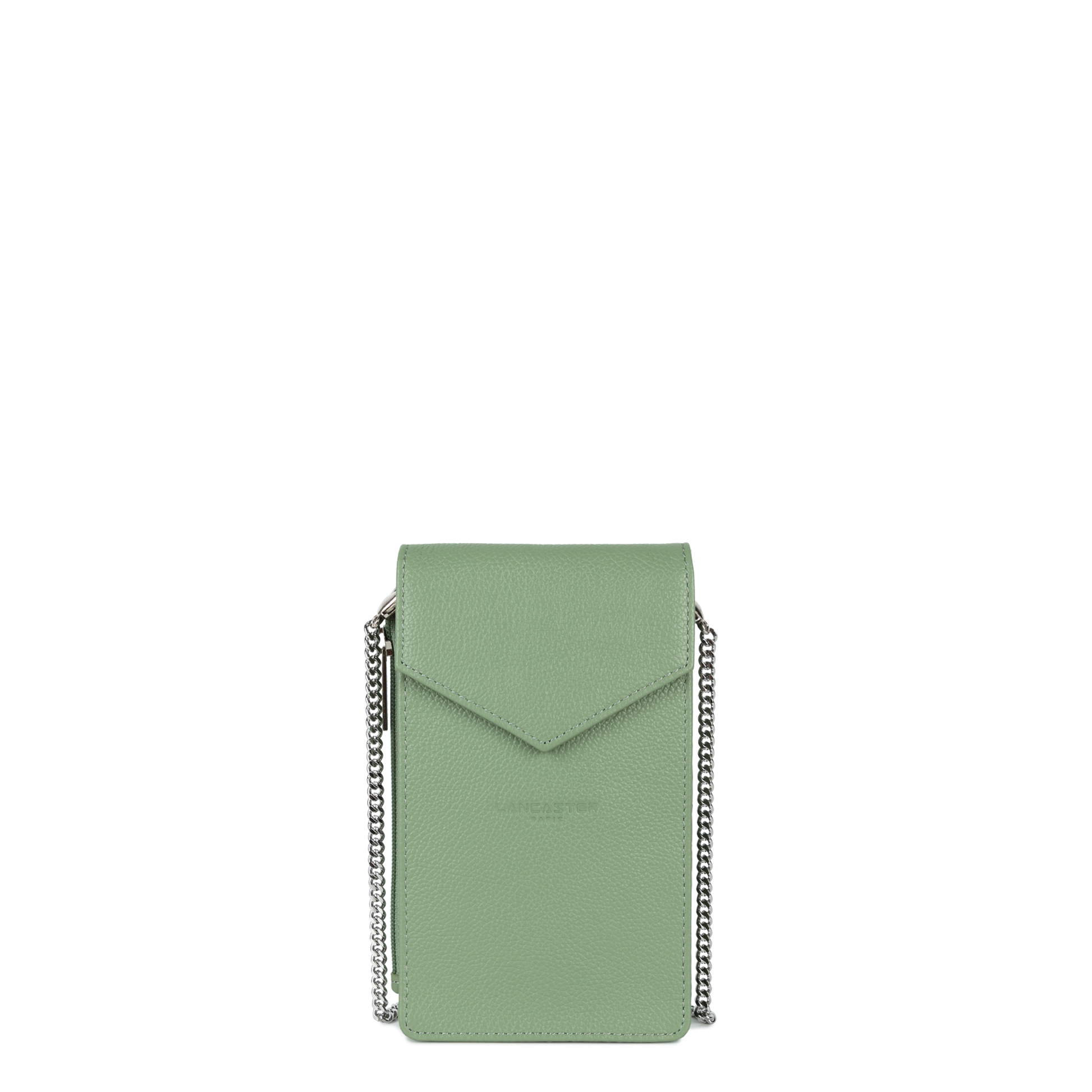 pochette smartphone - foulonné pm #couleur_jade-antic