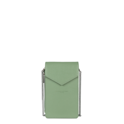 pochette smartphone - foulonné pm #couleur_jade-antic