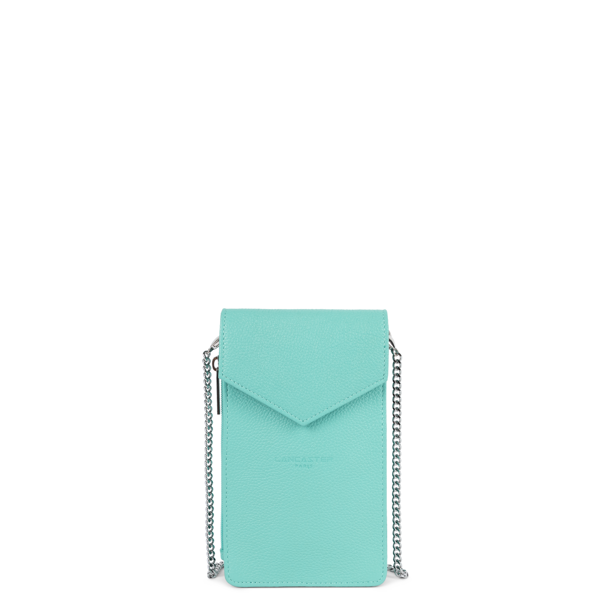 pochette smartphone - foulonné pm #couleur_lagon