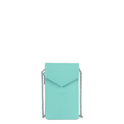 pochette smartphone - foulonné pm #couleur_lagon