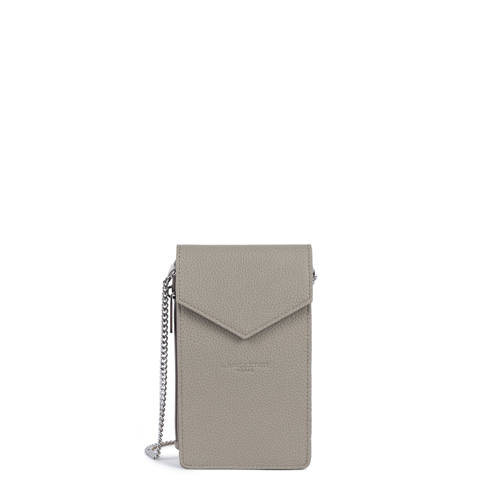 pochette smartphone - foulonné pm #couleur_mastic