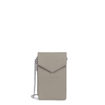 pochette smartphone - foulonné pm #couleur_mastic