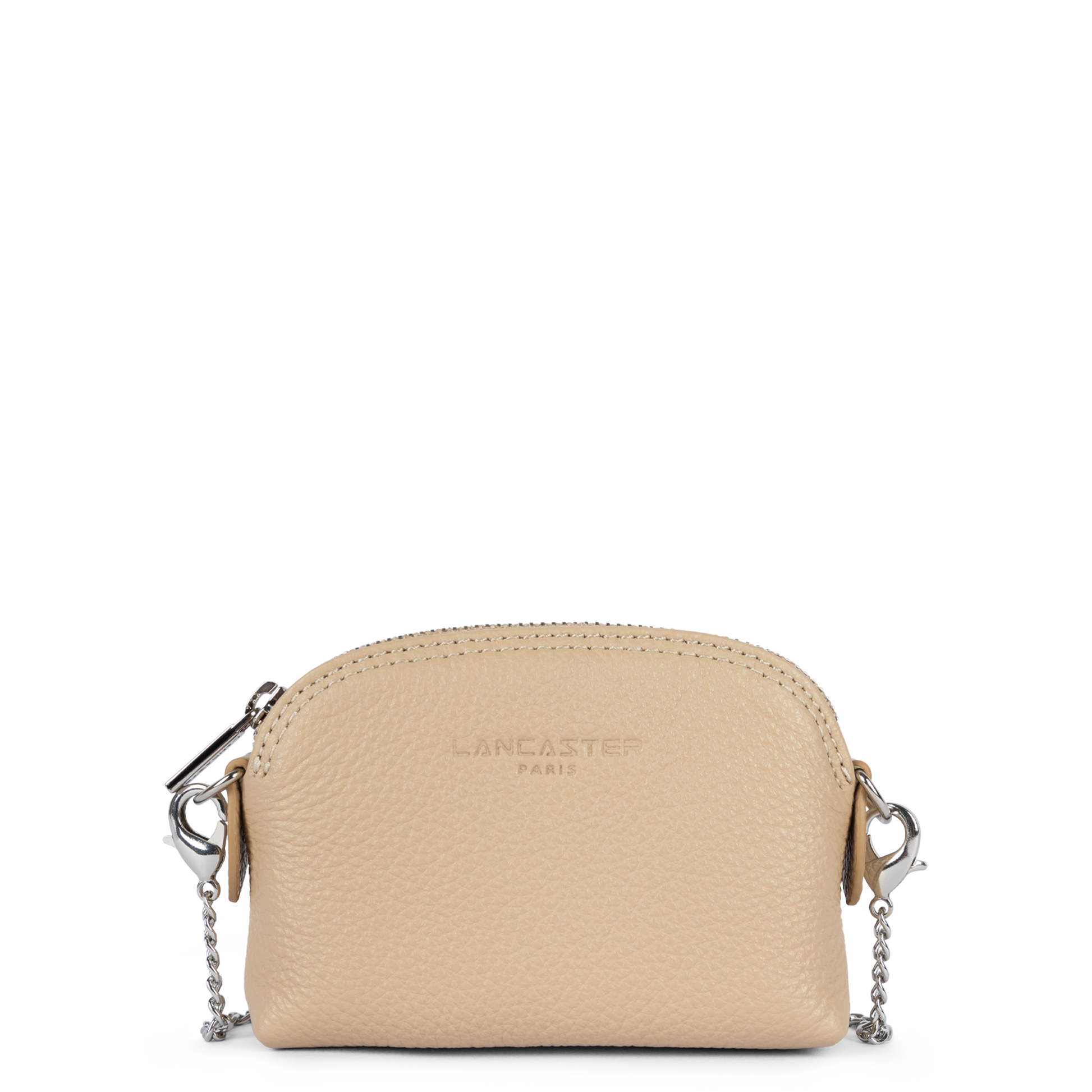 petit porte-monnaie - foulonné pm #couleur_beige-fonc