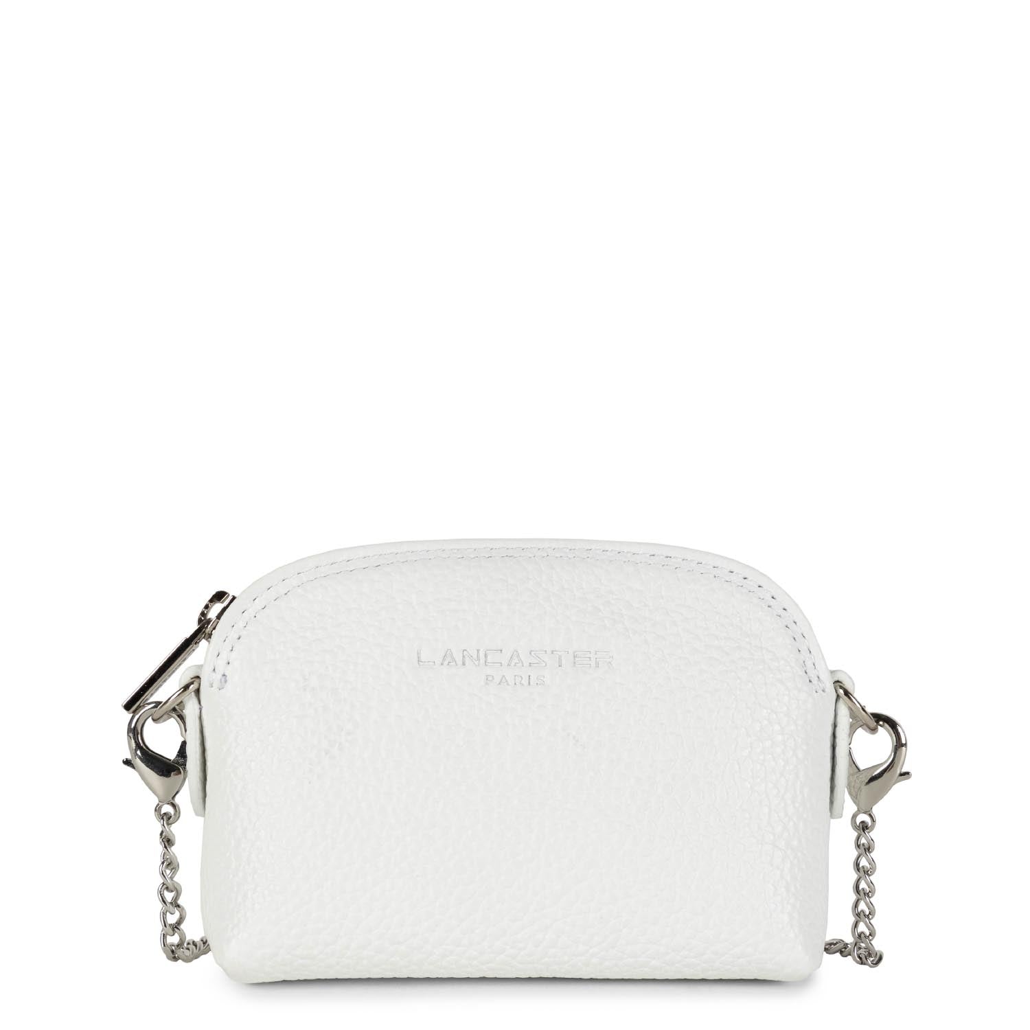 petit porte-monnaie - foulonné pm #couleur_blanc