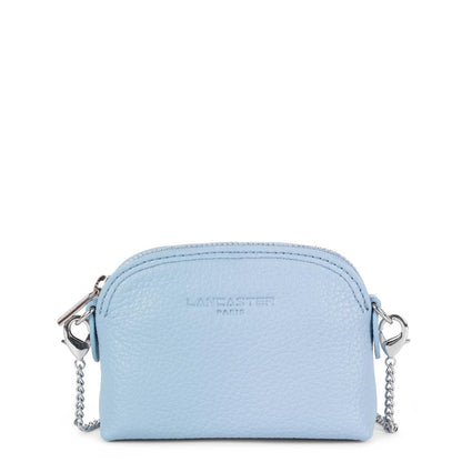 petit porte-monnaie - foulonné pm #couleur_bleu-ciel