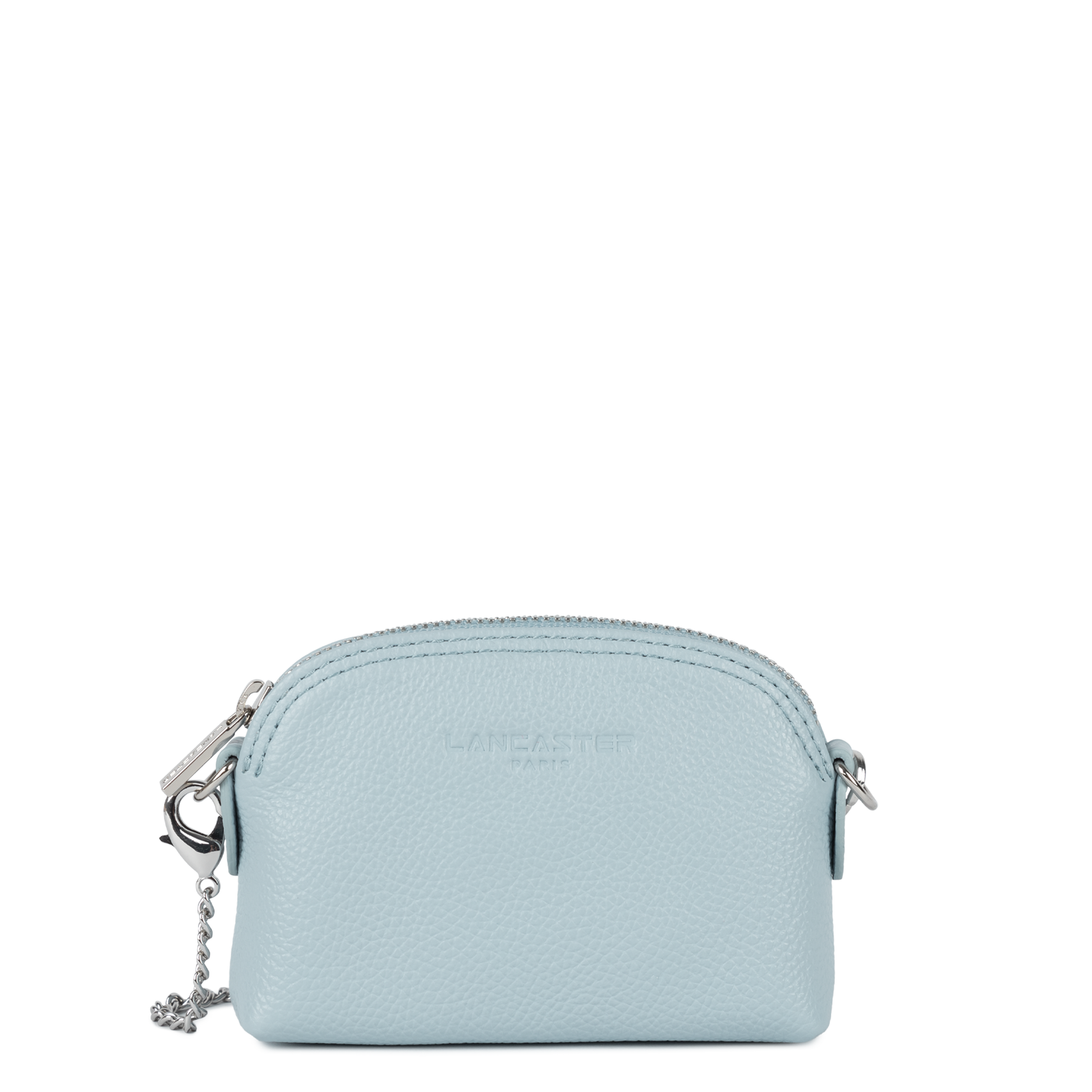 petit porte-monnaie - foulonné pm #couleur_bleu-fum