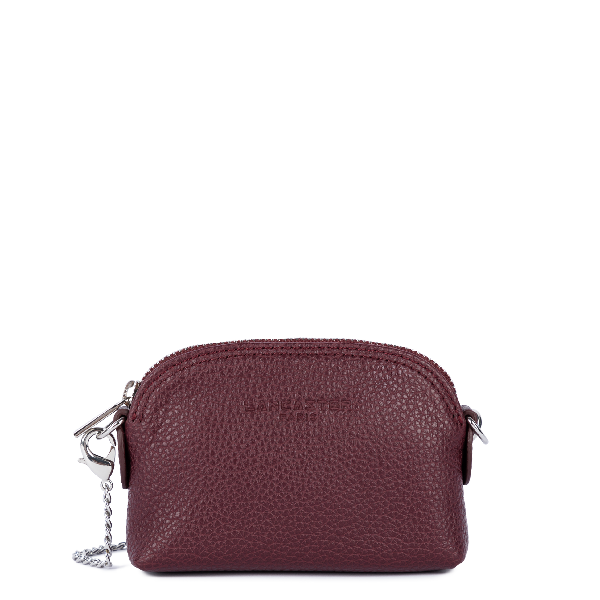 petit porte-monnaie - foulonné pm #couleur_bordeaux