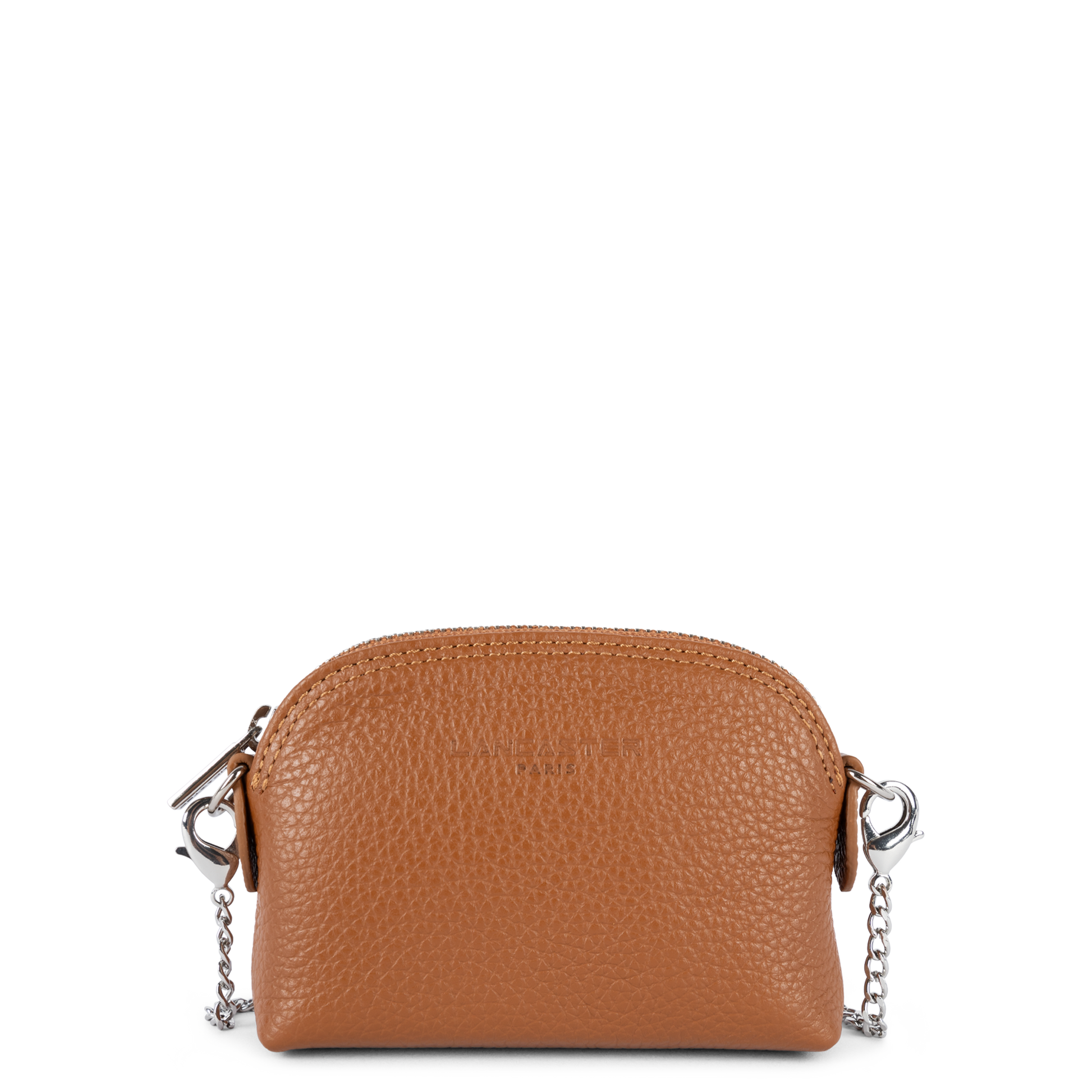 petit porte-monnaie - foulonné pm #couleur_caramel