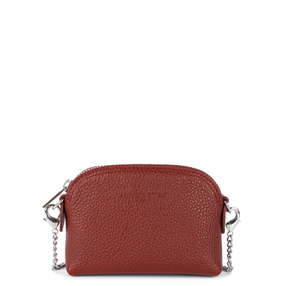 petit porte-monnaie - foulonné pm #couleur_carmin