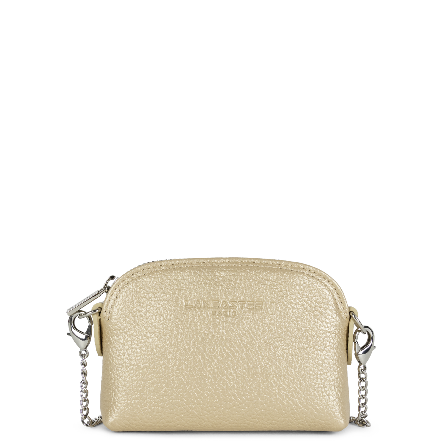 petit porte-monnaie - foulonné pm #couleur_or-ple