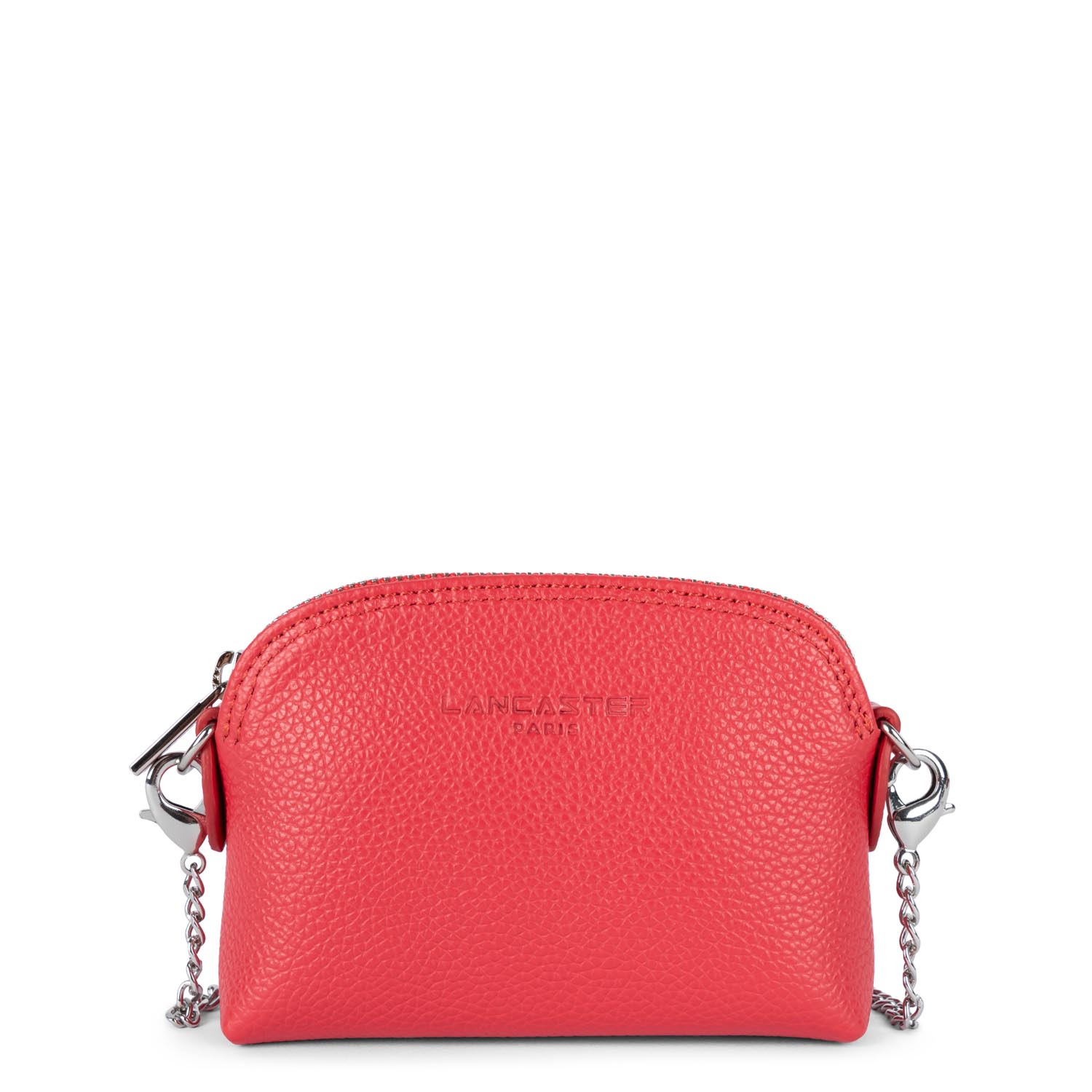 petit porte-monnaie - foulonné pm #couleur_corail