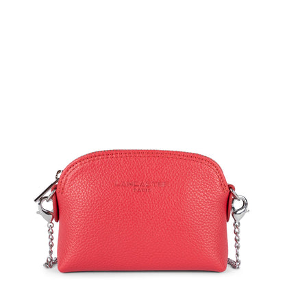 petit porte-monnaie - foulonné pm #couleur_corail