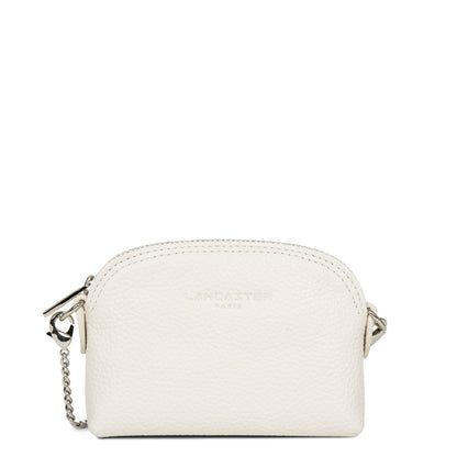 petit porte-monnaie - foulonné pm #couleur_ecru