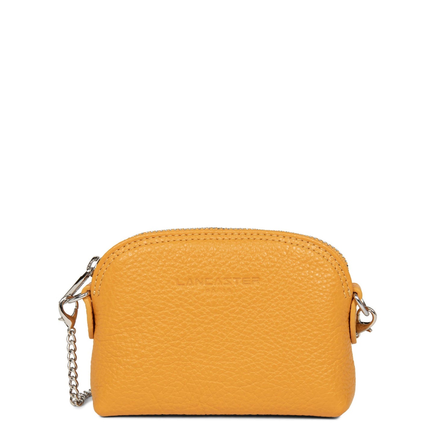 petit porte-monnaie - foulonné pm #couleur_jaune