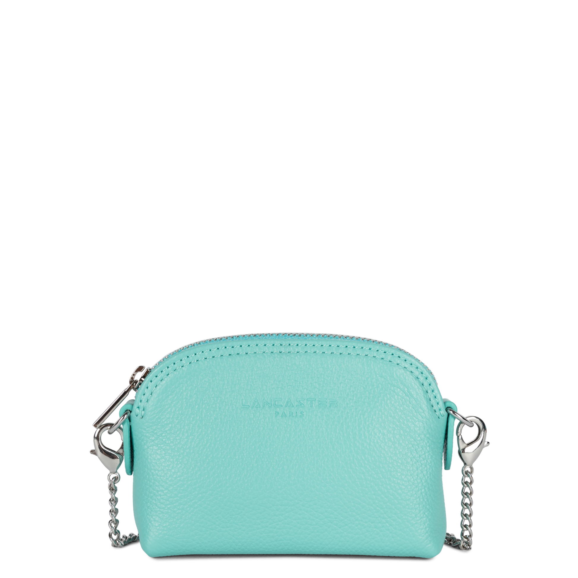 petit porte-monnaie - foulonné pm #couleur_lagon