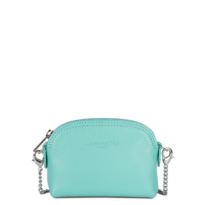 petit porte-monnaie - foulonné pm #couleur_lagon