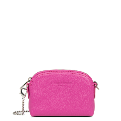 petit porte-monnaie - foulonné pm #couleur_orchide