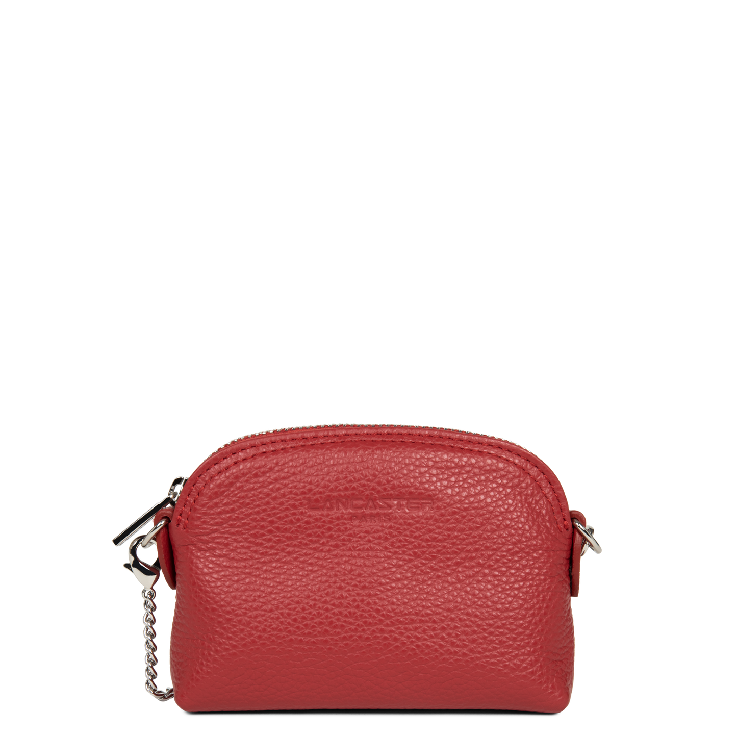 petit porte-monnaie - foulonné pm #couleur_rouge