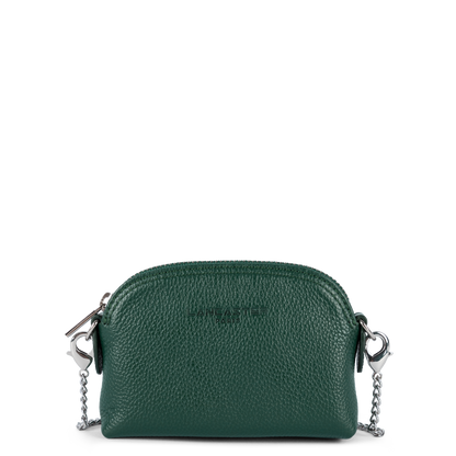 petit porte-monnaie - foulonné pm #couleur_vert-fonc