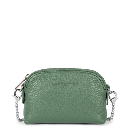 petit porte-monnaie - foulonné pm #couleur_vert-fort