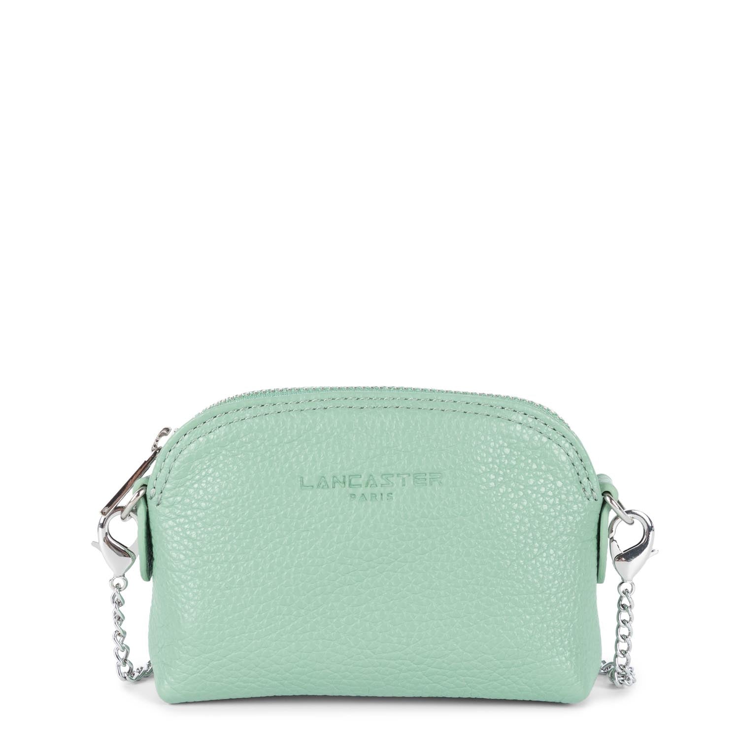 petit porte-monnaie - foulonné pm #couleur_vert-gris