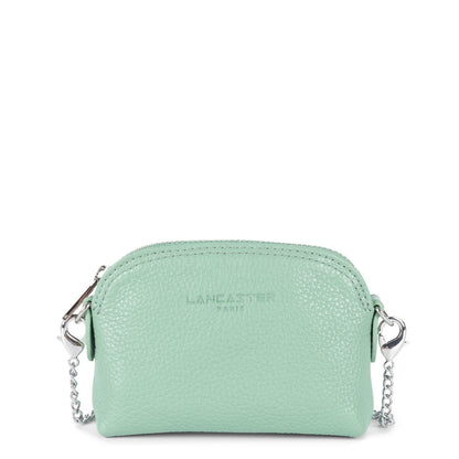 petit porte-monnaie - foulonné pm #couleur_vert-gris