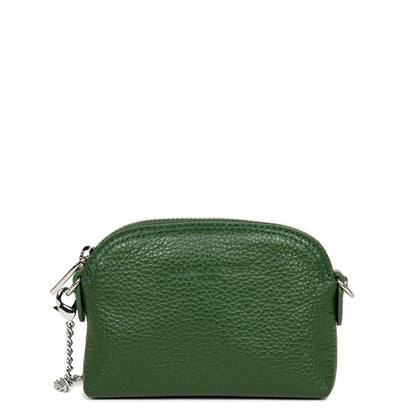 petit porte-monnaie - foulonné pm #couleur_vert-pin