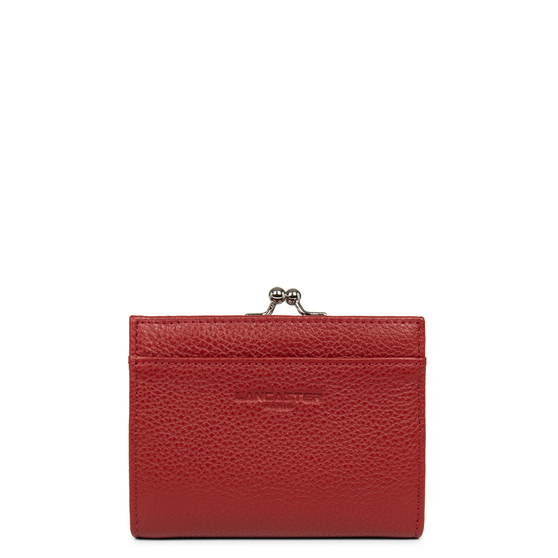 porte-monnaie - foulonné pm #couleur_carmin