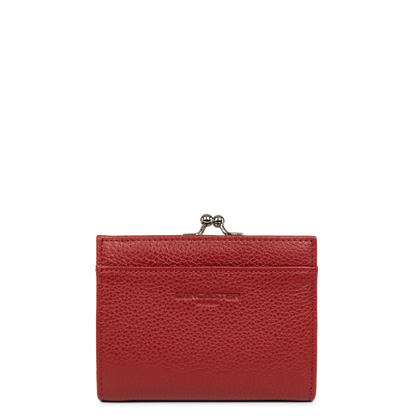 porte-monnaie - foulonné pm #couleur_carmin