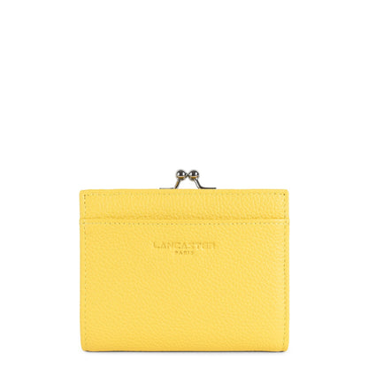 porte-monnaie - foulonné pm #couleur_jaune