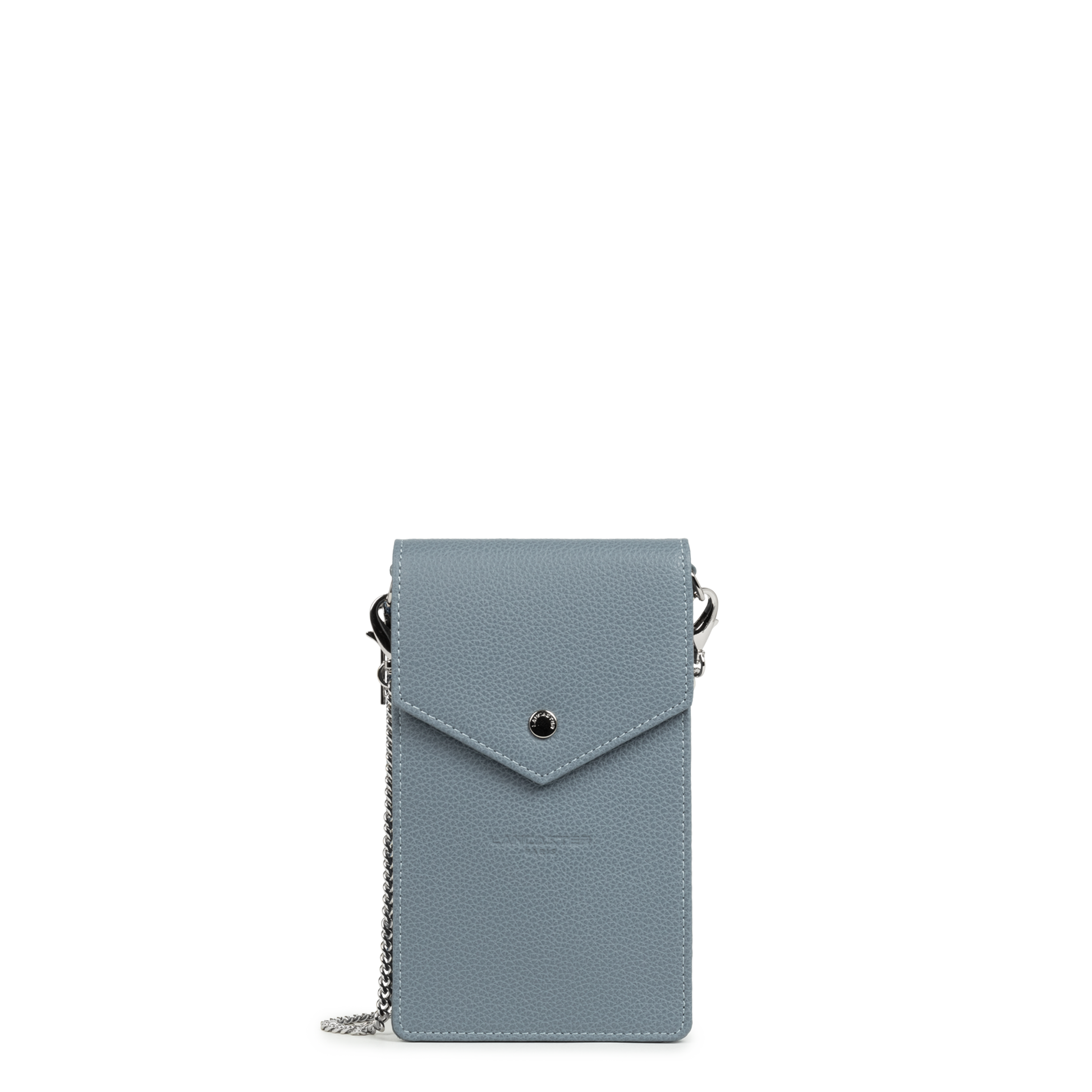 pochette smartphone - foulonné pm #couleur_bleu-argile