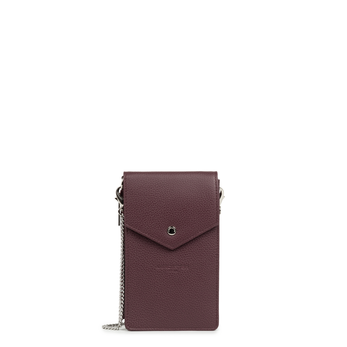pochette smartphone - foulonné pm #couleur_bordeaux