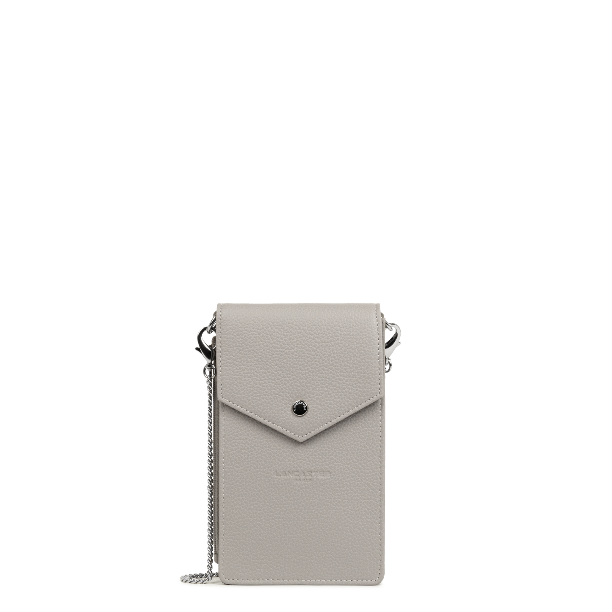 pochette smartphone - foulonné pm #couleur_gris