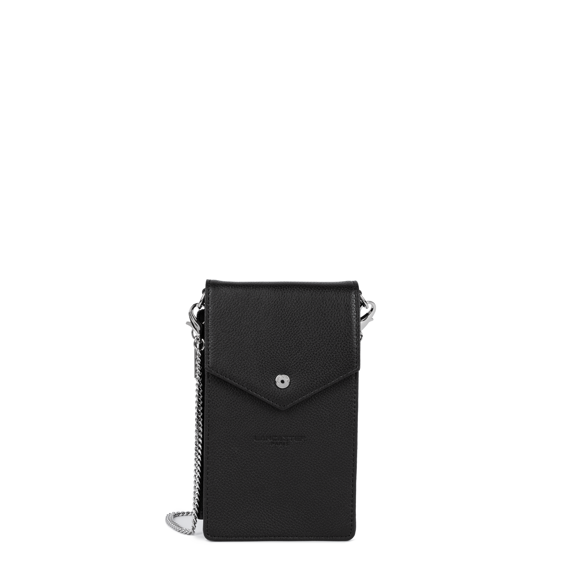 pochette smartphone - foulonné pm #couleur_noir