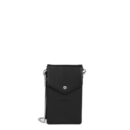 pochette smartphone - foulonné pm #couleur_noir